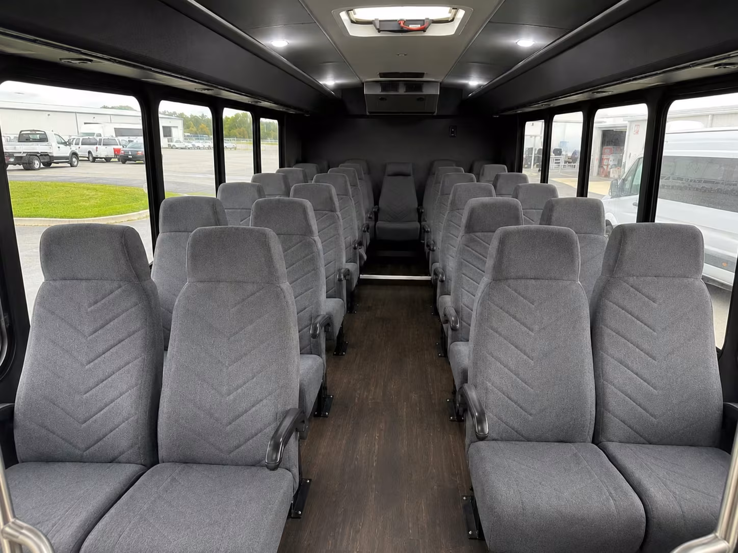 18 passenger minibus interior