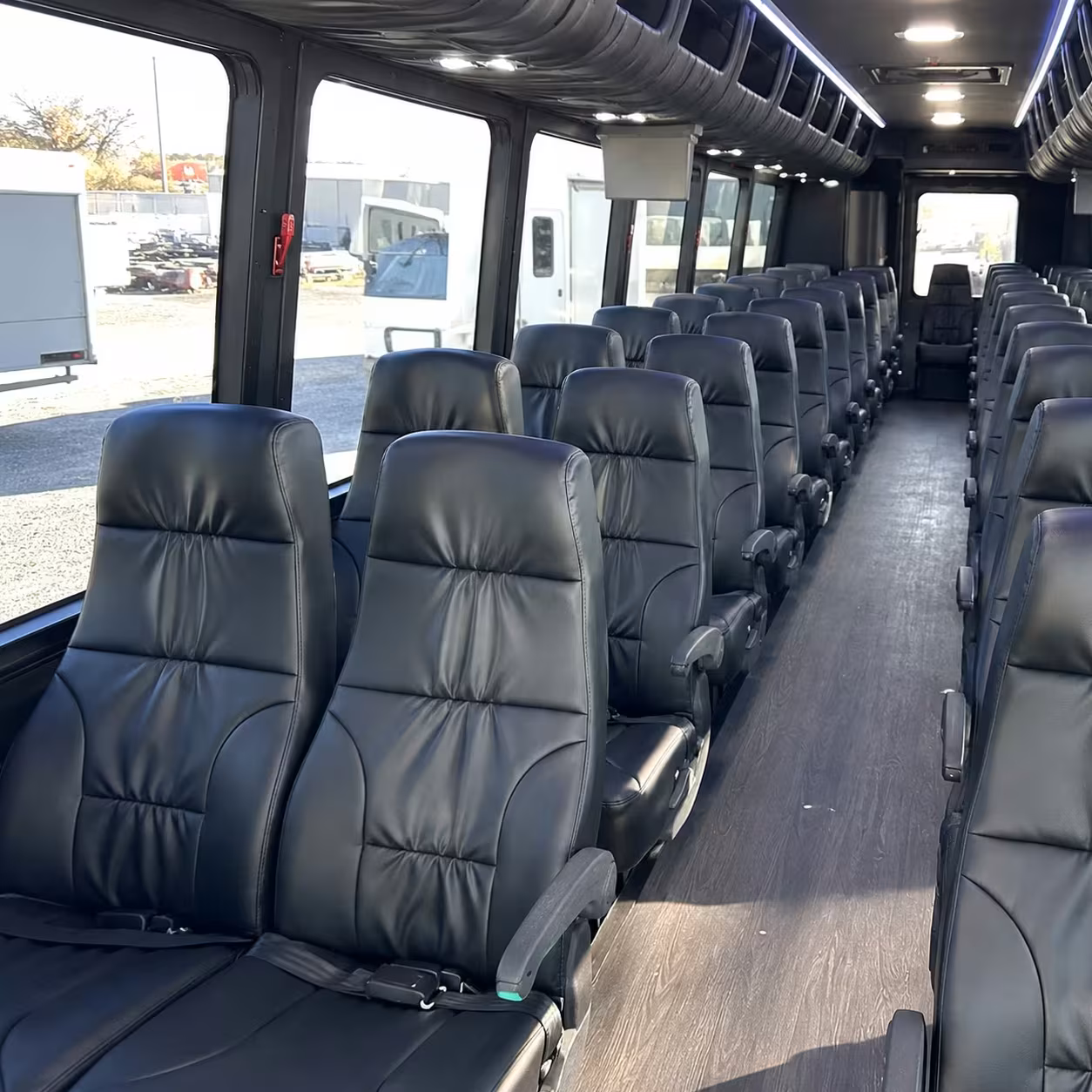 30 passenger minibus interior