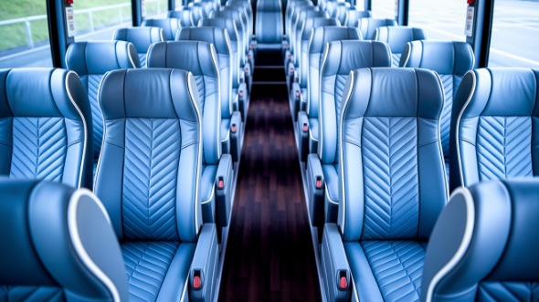 50 passenger charter bus interior cedar park