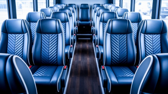 cedar park 18 passenger minibus inside
