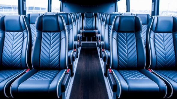 cedar park 20 passenger minibus inside