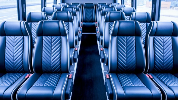 cedar park 25 passenger minibus inside