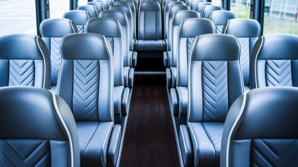 cedar park 30 passenger minibus inside