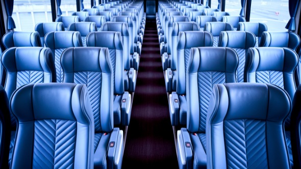 cedar park 54 passenger charter bus interior