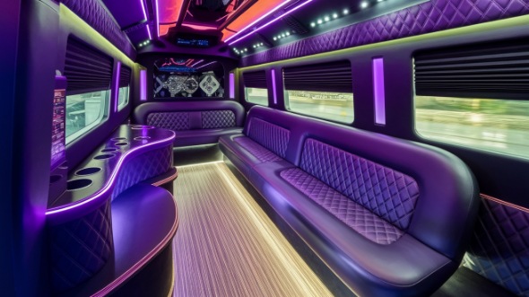 sprinter limo rental interior cedar park